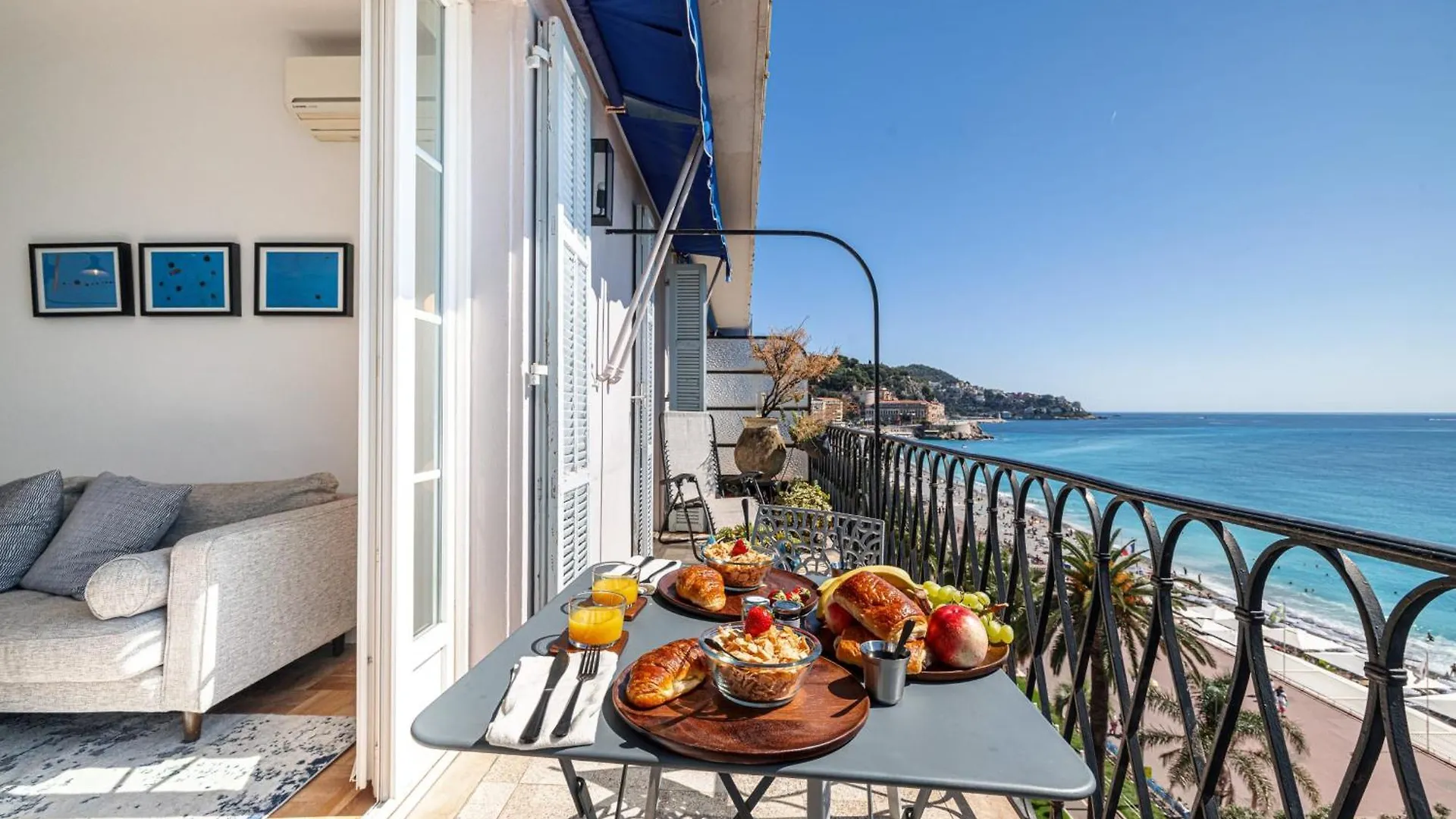 Appartement Etat Unis 93 Indigo - Amazing Sea View Aprt With Ac à Nice 0*,  France